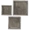 Ekena Millwork Square, Closed Back, Vintage Farmhouse Shadow Box Shelves, Barnwood Decor Collection, PK3 DECR15SBSQCBPG - alternate 1